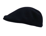 KANGOL 504 Wool Ivy Cap Mens Warm Winter Flat Classic Hat - Dark Blue (Navy)