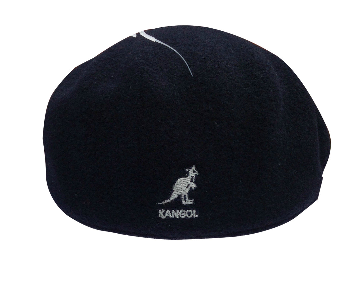 KANGOL 504 Wool Ivy Cap Mens Warm Winter Flat Classic Hat - Dark Blue (Navy)