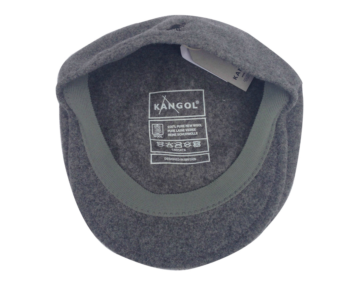 KANGOL 504 Wool Ivy Cap Mens Warm Winter Flat Classic Hat - Flannel