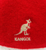 KANGOL 504 Wool Ivy Cap Mens Warm Winter Flat Classic Hat - Red