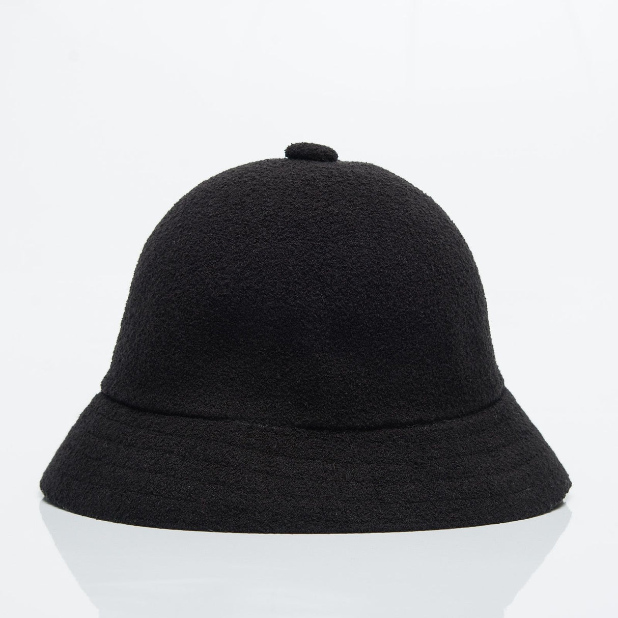 KANGOL Bermuda Casual Bucket Hat Terry Towelling Cap in Black/Gold