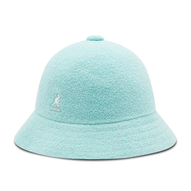 Kangol Bermuda Casual Bucket Hat Terry Towelling Cap - Blue Tint