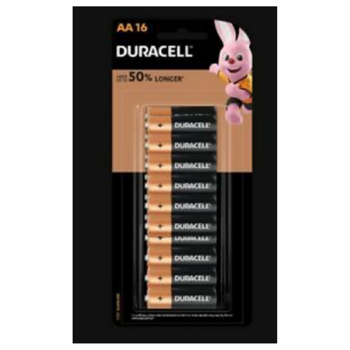 16x Duracell AA Batteries Alkaline 1.5V Battery