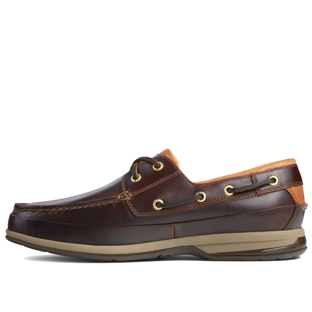 Sperry Mens Gold Cup ASV 2 Eye Boat Shoes Wide Fit Leather  - Amaretto