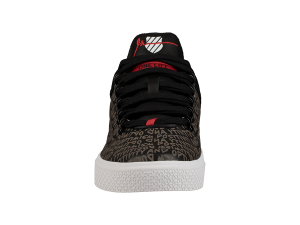 K-Swiss Gary Vee Low Tops Mid Sneakers Shoes Vaynerchuk Casual - Black/White/Red