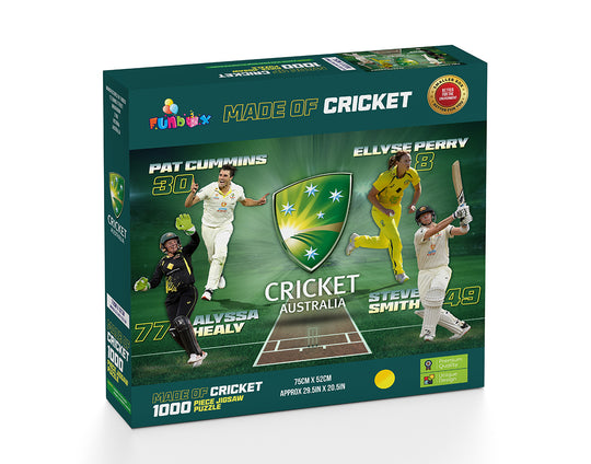 Cricket Australia 1000 Piece Jigsaw Puzzle Official Licensed Merchandise - 75x52cm