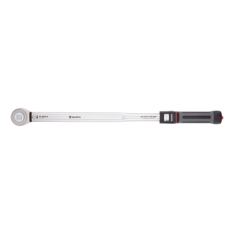 Wurth 1/2 Inch Torque Wrench 60-300Nm Ratchet Drive Tool for Precise Bolt Tightening