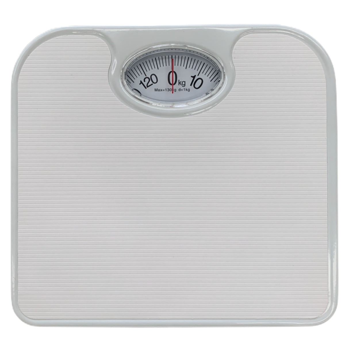 2x 130kg Mechanical Bathroom Scales Weight Checker Kilo Kg Kilograms - White