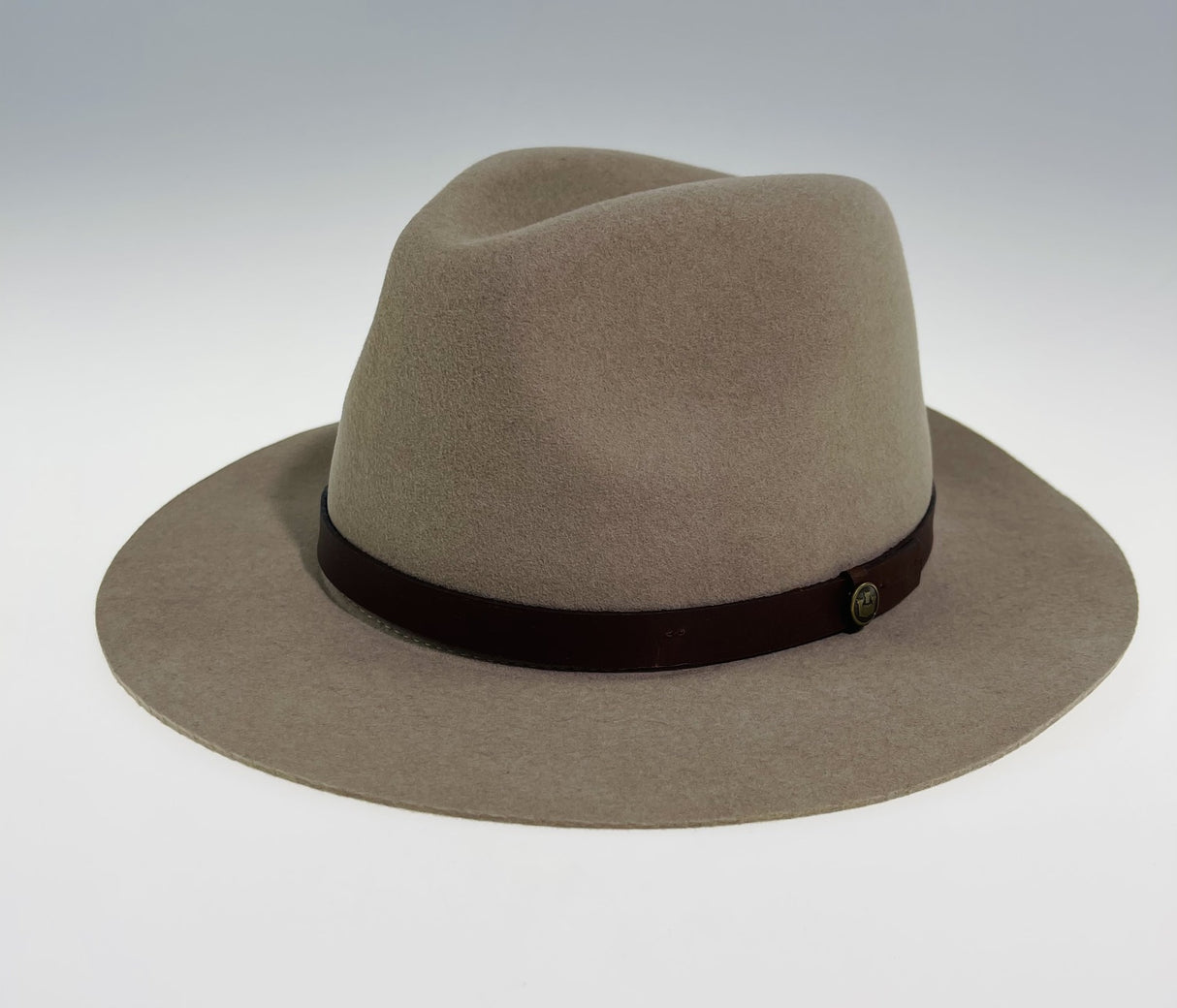 Goorin Bros Desert Rider Wool Fedora Hat Western Cowboy Style - Tan