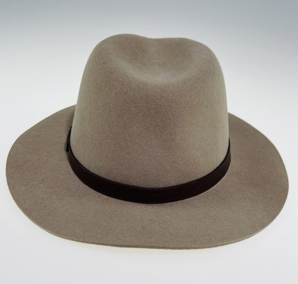 Goorin Bros Desert Rider Wool Fedora Hat Western Cowboy Style - Tan