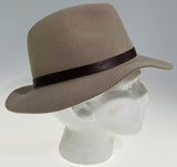 Goorin Bros Desert Rider Wool Fedora Hat Western Cowboy Style - Tan