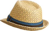 Goorin Bros. Malibu Fedora Straw Hat Mens Trilby Cap Panama Summer - Natural