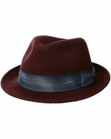 Goorin Brothers Dean the Butcher 4 Inches Center Dent Crown Hat - Burgundy