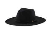 Goorin Brothers Womens Queen Of Knives Wide Brim Fedora Hat Ladies - Black