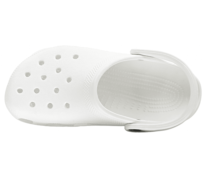 Crocs Classic Clogs Roomy Fit Sandal Clog Sandals Slides Waterproof - White