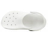 Crocs Classic Clogs Roomy Fit Sandal Clog Sandals Slides Waterproof - White