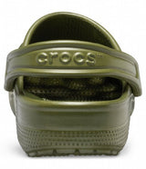 Crocs Classic Clogs Roomy Fit Sandal Clog Sandals Slides Waterproof - Army Green