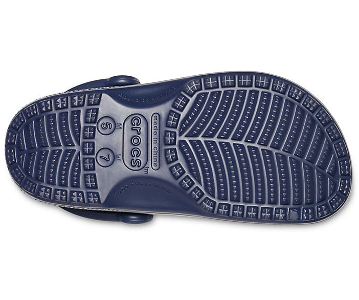 Crocs Classic Clogs Roomy Fit Sandal Clog Sandals Slides Waterproof - Navy