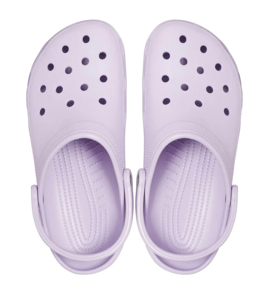 Crocs Women Classic Clogs Shoes Sandals Comfortable Go-To Slides - Lavender