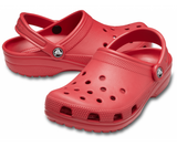 Crocs Classic Clogs Roomy Fit Sandal Clog Sandals Slides Waterproof - Pepper Red