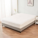 1000TC Thread Count King 100% Cotton Fitted Bed Sheet & 2 Pillow Case Set in White