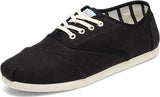 TOMS Heritage Mens Canvas Casual Shoes Sneakers Lace Up Low Cut - Black