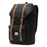 Herschel Little America Backpack Bag Synthetic Leather - Black/Tan (25L)