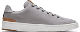 TOMS Mens Canvas Casual Shoes Lace Up Sneakers - Grey