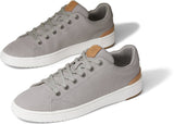 TOMS Mens Canvas Casual Shoes Lace Up Sneakers - Grey