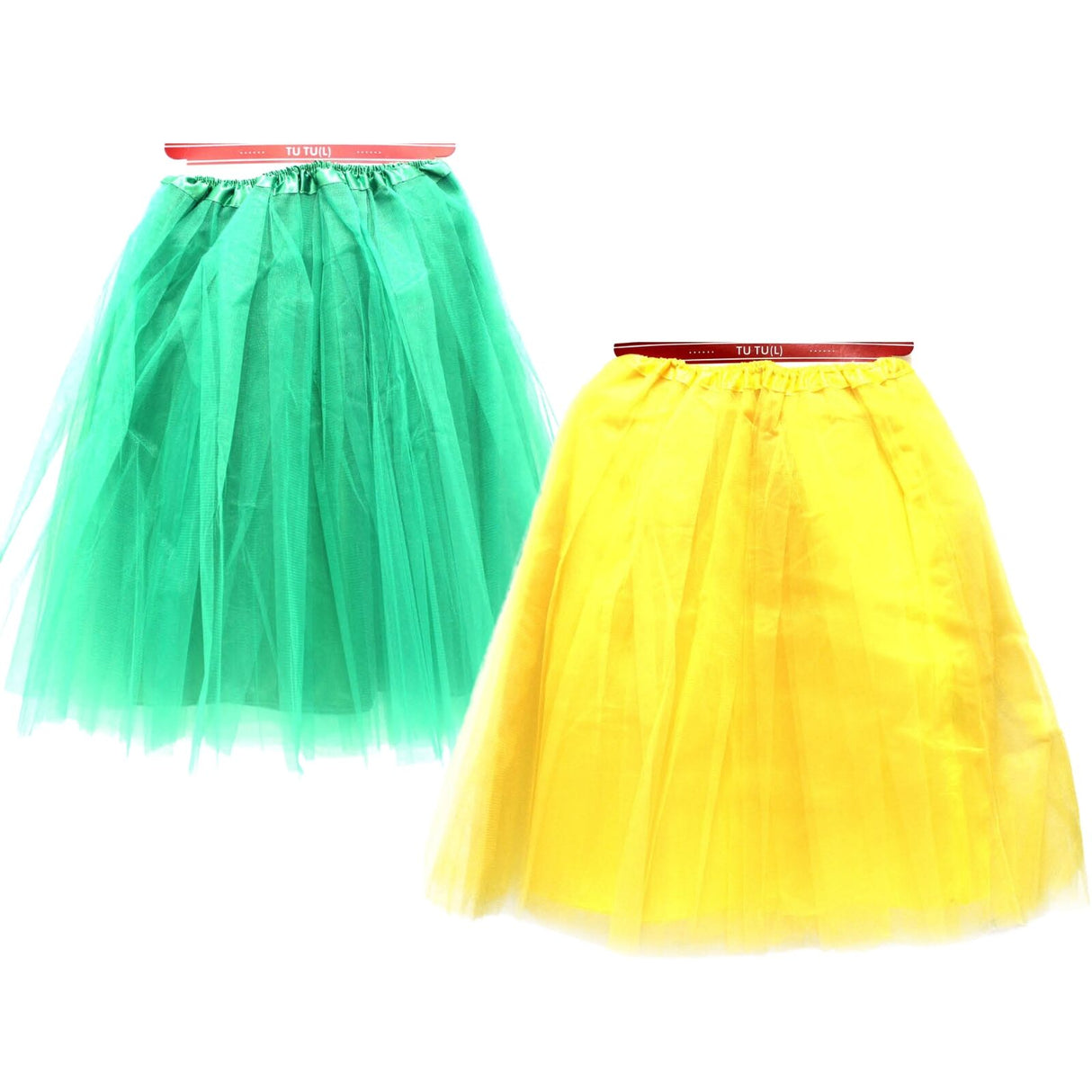 2x Yellow Tulle Ballerina Tutu – Large, Perfect for Costumes, Dance, and Events Australia Day