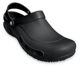 Crocs Bistro Slip Resistant Clogs Shoes Sandals Work Occupational - Black