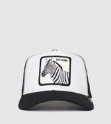 Goorin Brothers Animal Farm Extreme Zebra Snapback Cap Hat in Ebony