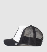 Goorin Brothers Animal Farm Extreme Zebra Snapback Cap Hat in Ebony