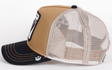 Goorin Brothers Mens Baseball Trucker Cap Hat Snapback The Black Sheep - Khaki