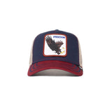 Goorin Brothers Animal Farm Eagle Freedom Snapback Cap Hat in Indigo