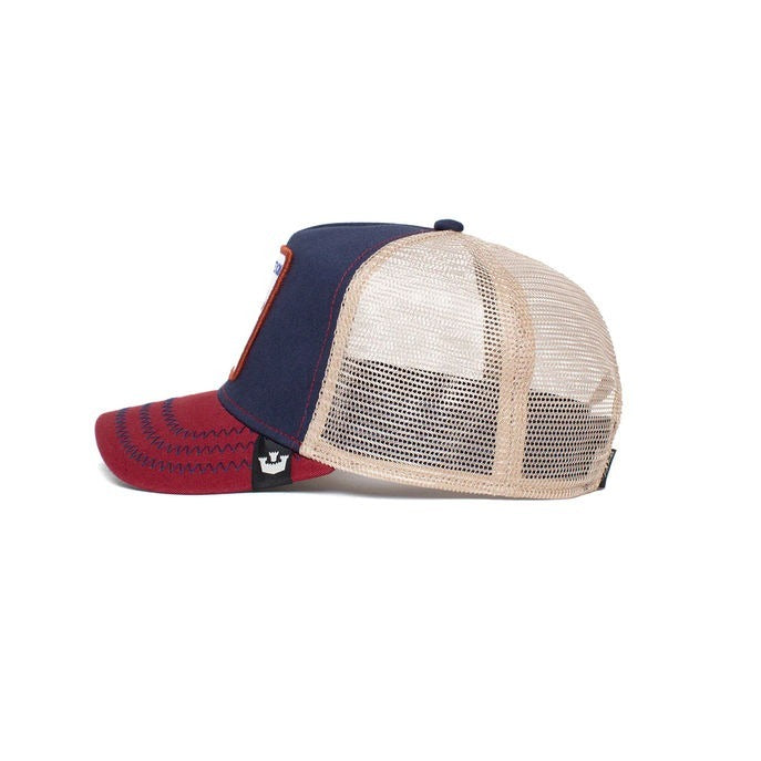 Goorin Brothers Animal Farm Eagle Freedom Snapback Cap Hat in Indigo