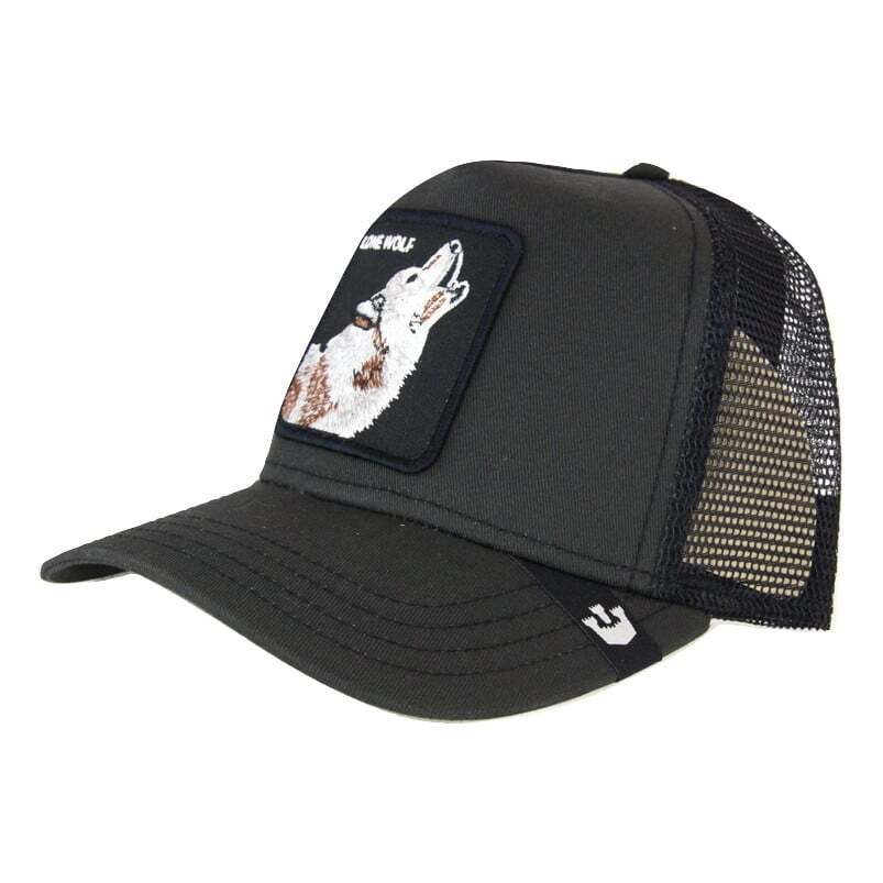 Goorin Bros Trucker Animal Farm Baseball Hat Cap - The Lone Wolf