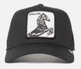 Goorin Brothers Mens Baseball Trucker Cap Hat Snapback The Stallion - Black