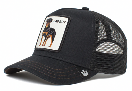 Goorin Brothers Mens Baseball Trucker Cap Hat Snapback The Baddest Boy - Black