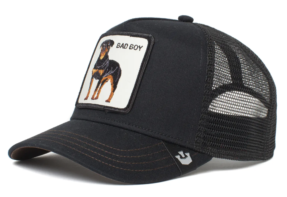 Goorin Brothers Mens Baseball Trucker Cap Hat Snapback The Baddest Boy - Black