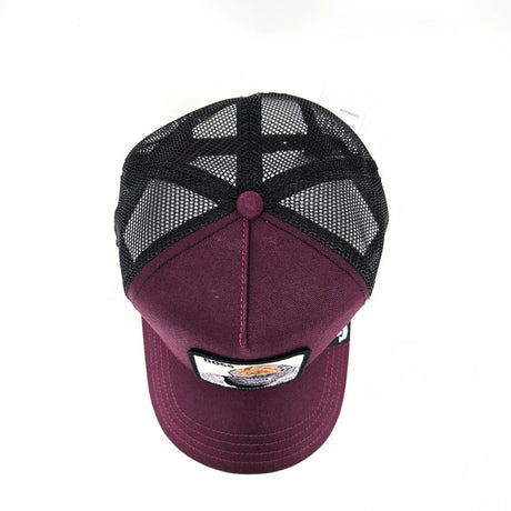 Goorin Bros The Boss Gorilla Hat Animal Trucker Cap Snapback in Burgundy