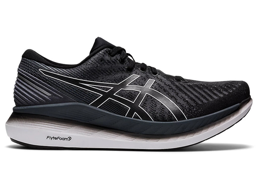 Asics Mens GlideRide 2 (2E) Sneakers Runners Running Shoes - Black/Carrier Grey