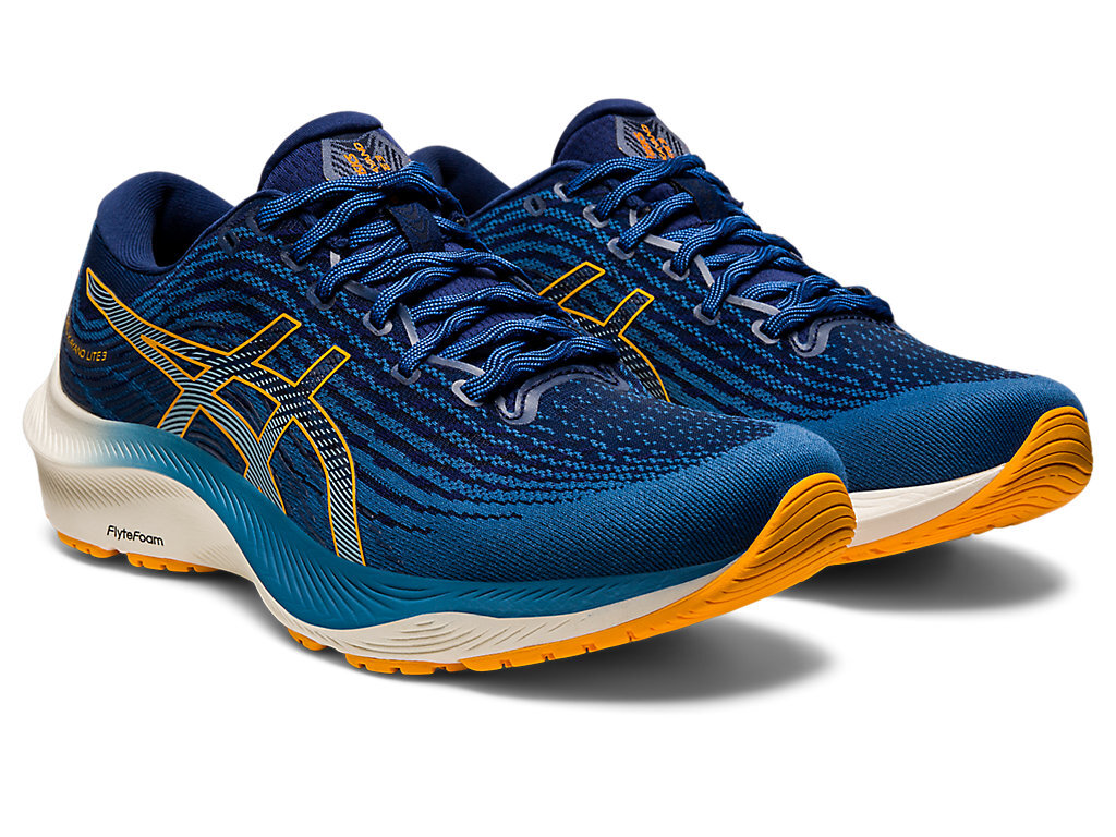 Asics Mens Gel Kayano Lite 3 Sneakers Running Shoes Runners - Azure/Amber