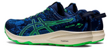 Asics Mens Fuji Lite 3 Sneakers Running Shoes Runners - Blue Coast/New Leaf