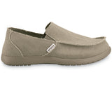 Crocs Mens Santa Cruz Slip-On Shoes Loafers - Khaki