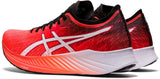 Asics Womens Magic Speed Neutral Running Shoes Runners - Sunrise Red/White