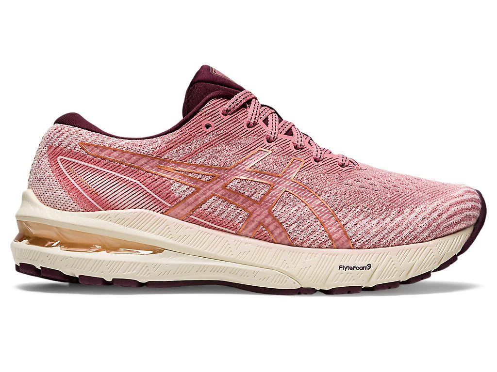 Asics Womens GT-2000 v10 Sneakers Running Shoes - Smokey Rose/Purple Bronze