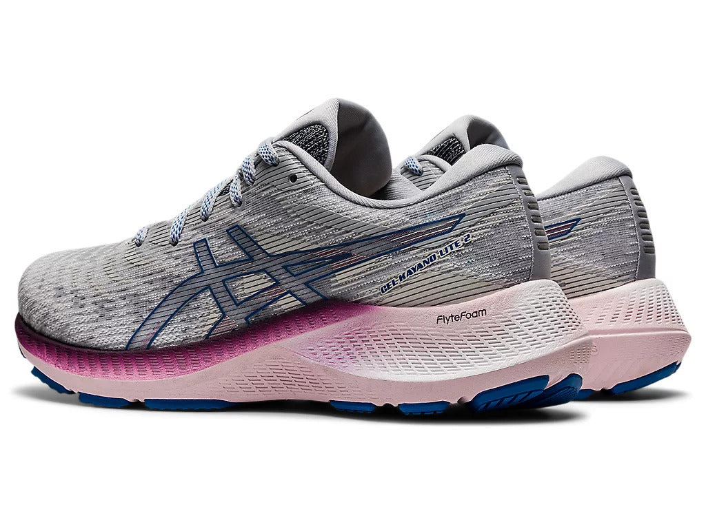 Asics Womens Gel-Kayano Lite 2 Sneakers Runner Shoes - Piedmont Grey/Lake Drive