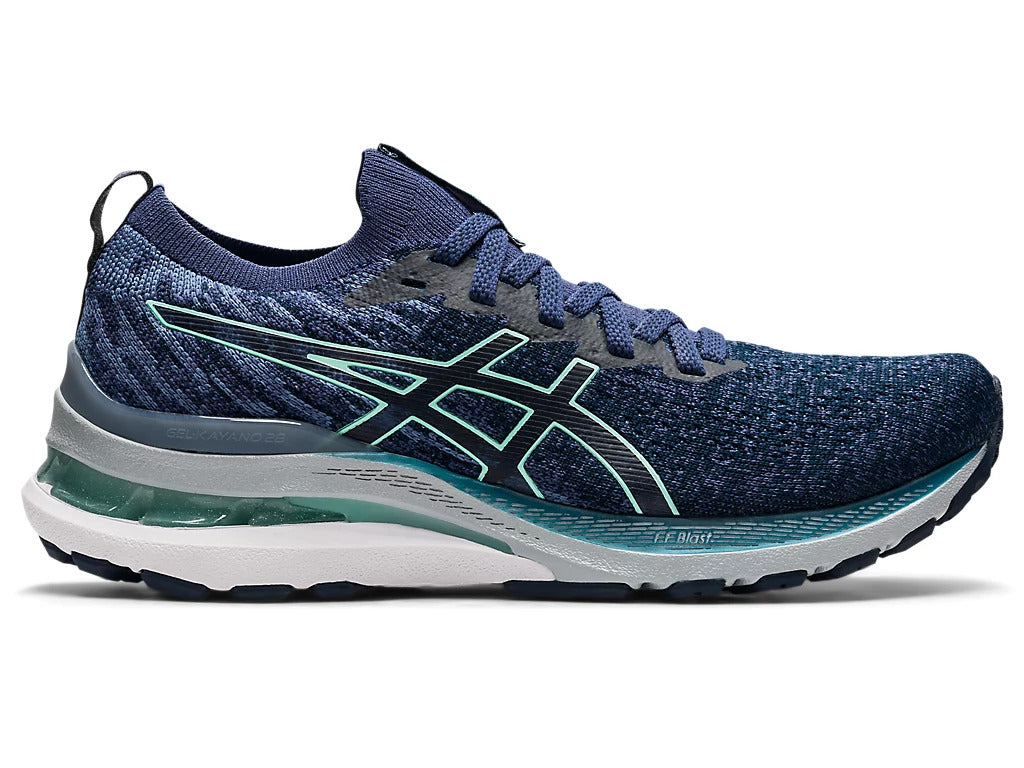 Asics Womens Gel Kayano 28 MK Sneakers Running Shoes - French Blue/Fresh Ice