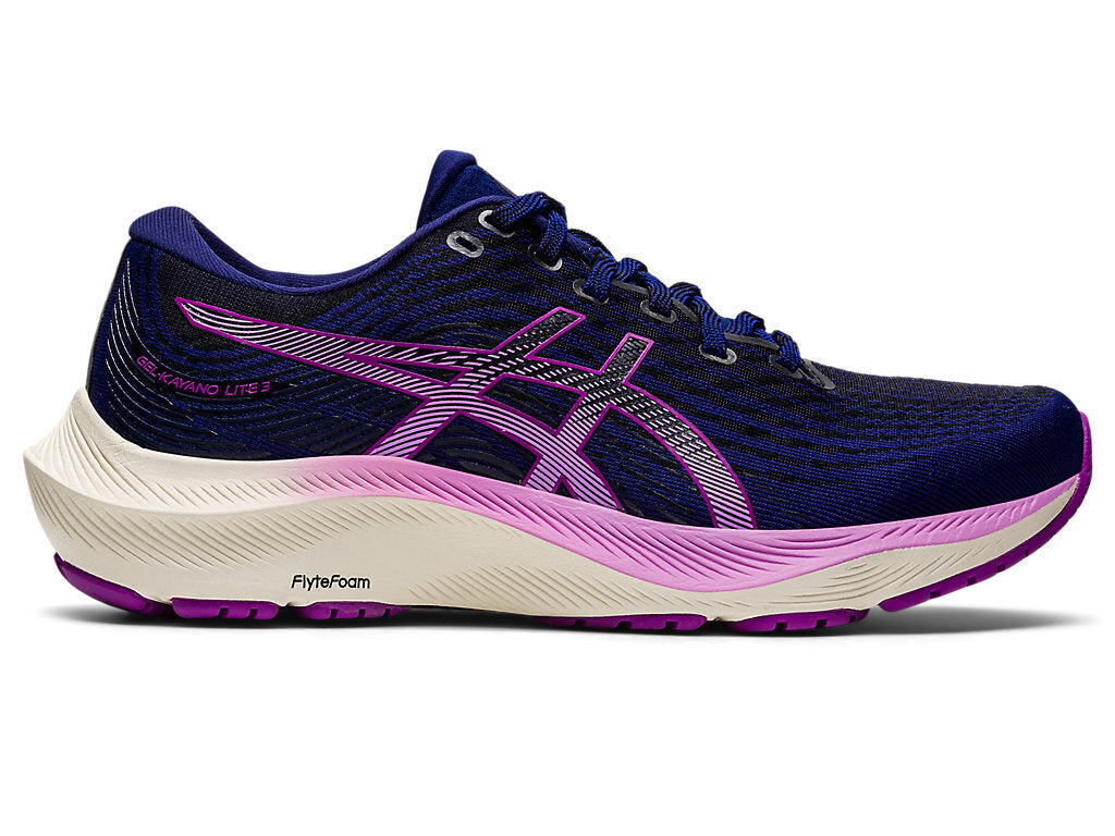 Asics Womens Gel Kayano Lite 3 Sneaker Running Shoes Runners - Dive Blue/Orchid